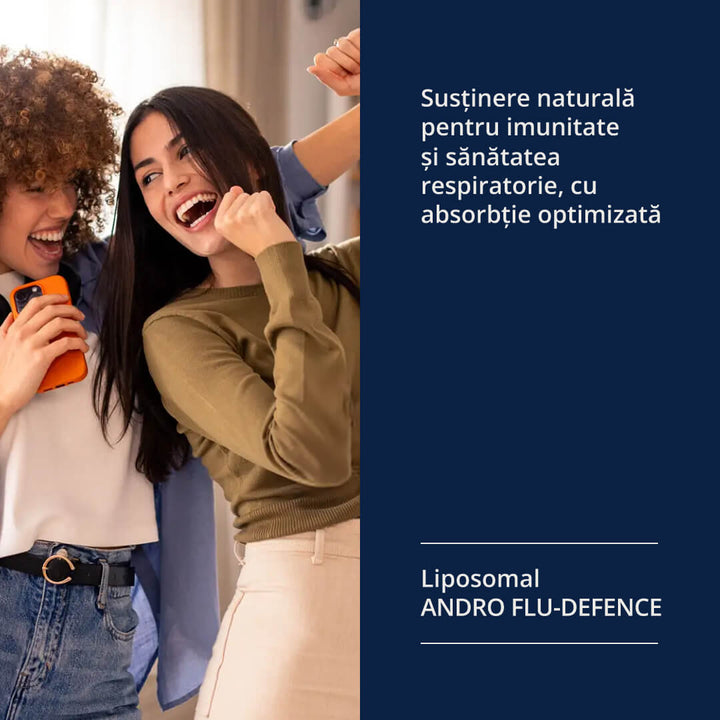 Liposomal Andro Flu-Defence – imagine de lifestyle asociată produsului