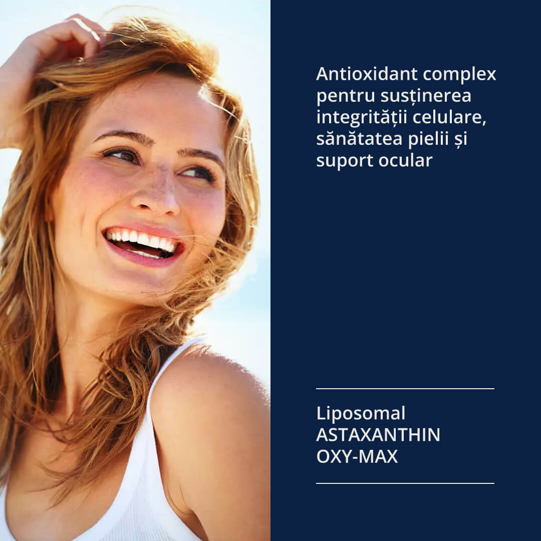 Liposomal Astaxanthin Oxy-Max – imagine de lifestyle asociată produsului