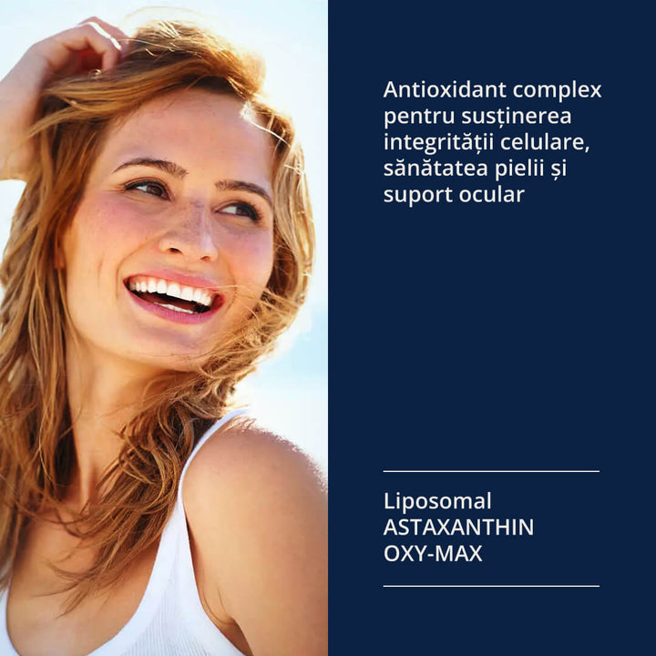 Liposomal Astaxanthin Oxy-Max – imagine de lifestyle asociată produsului