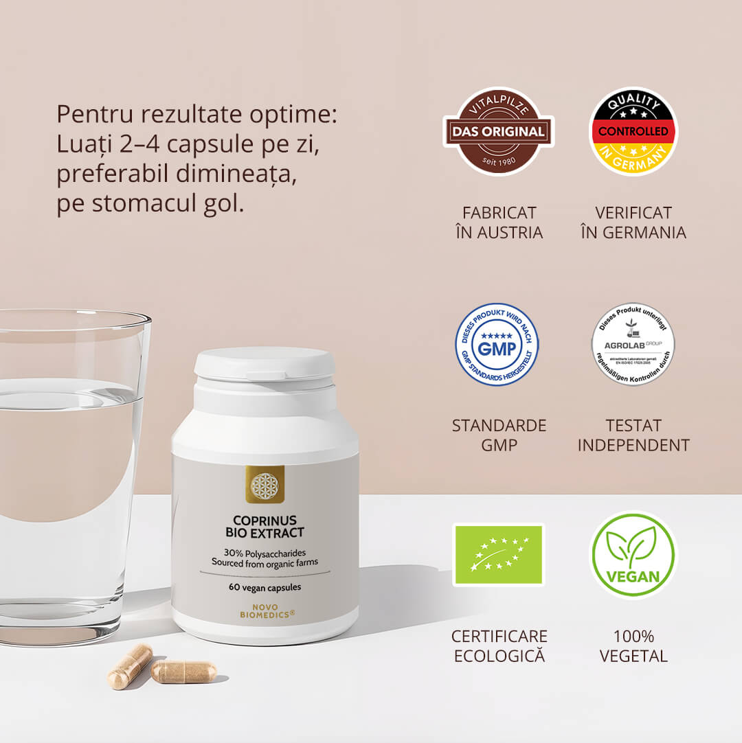 Coprinus Bio Extract 60 capsule vegetale