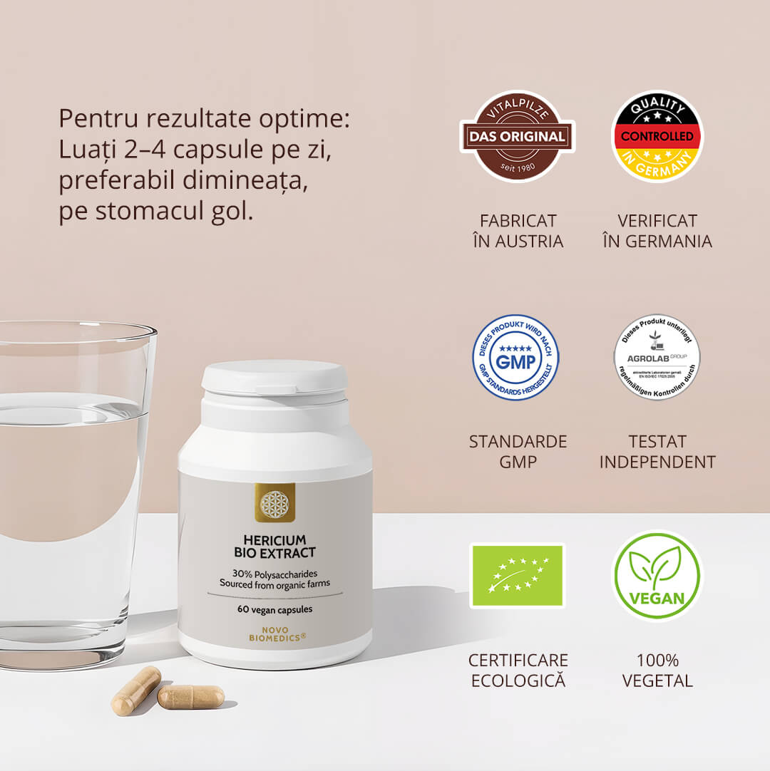 Hericium Bio Extract 60 capsule vegetale