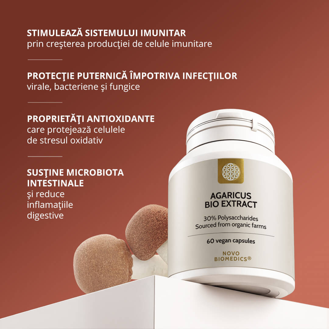 Agaricus Bio Extract 60 capsule vegetale