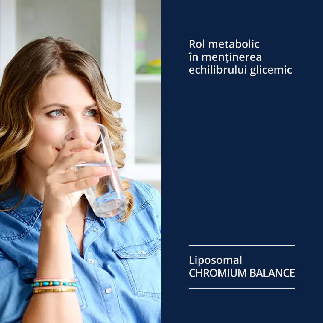 Liposomal Chromium Balance – imagine de lifestyle asociată produsului