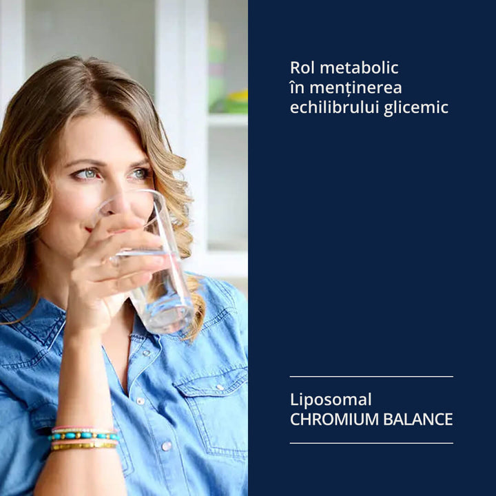 Liposomal Chromium Balance – imagine de lifestyle asociată produsului
