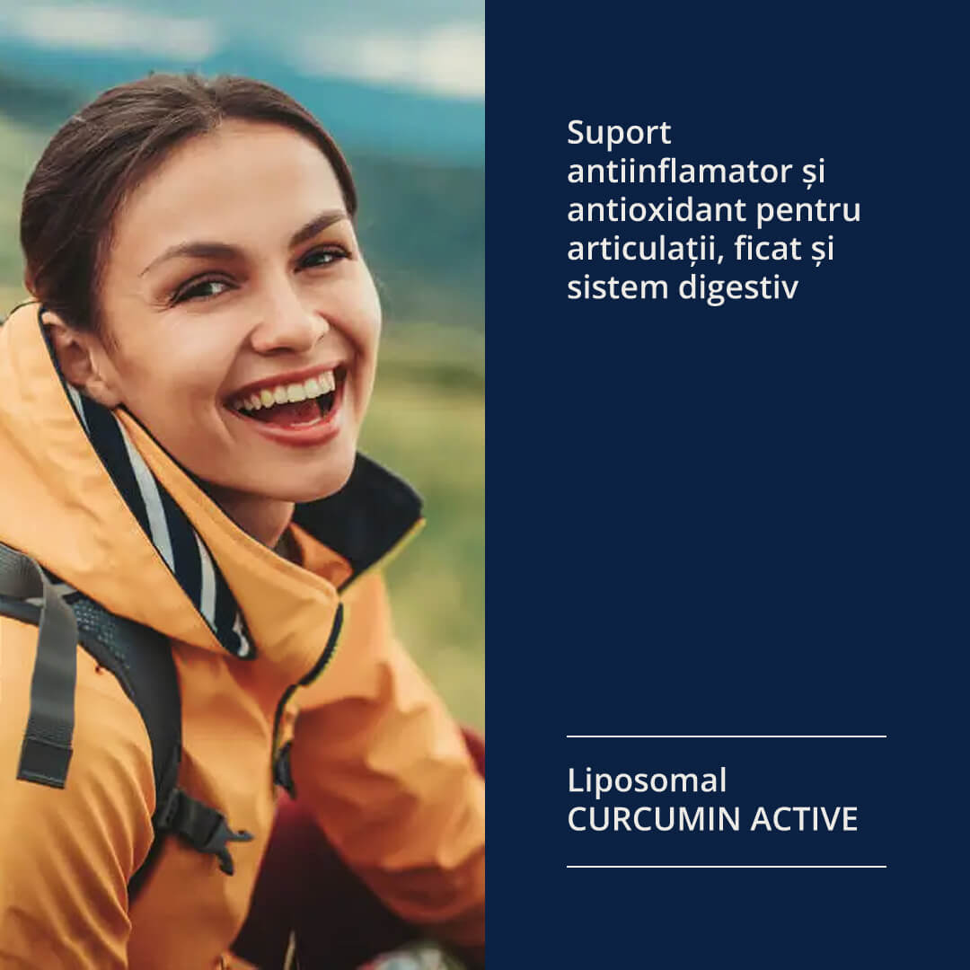 Curcumin Active Curcumină lipozomală – articulații & protecție antioxidantă | Novo ...