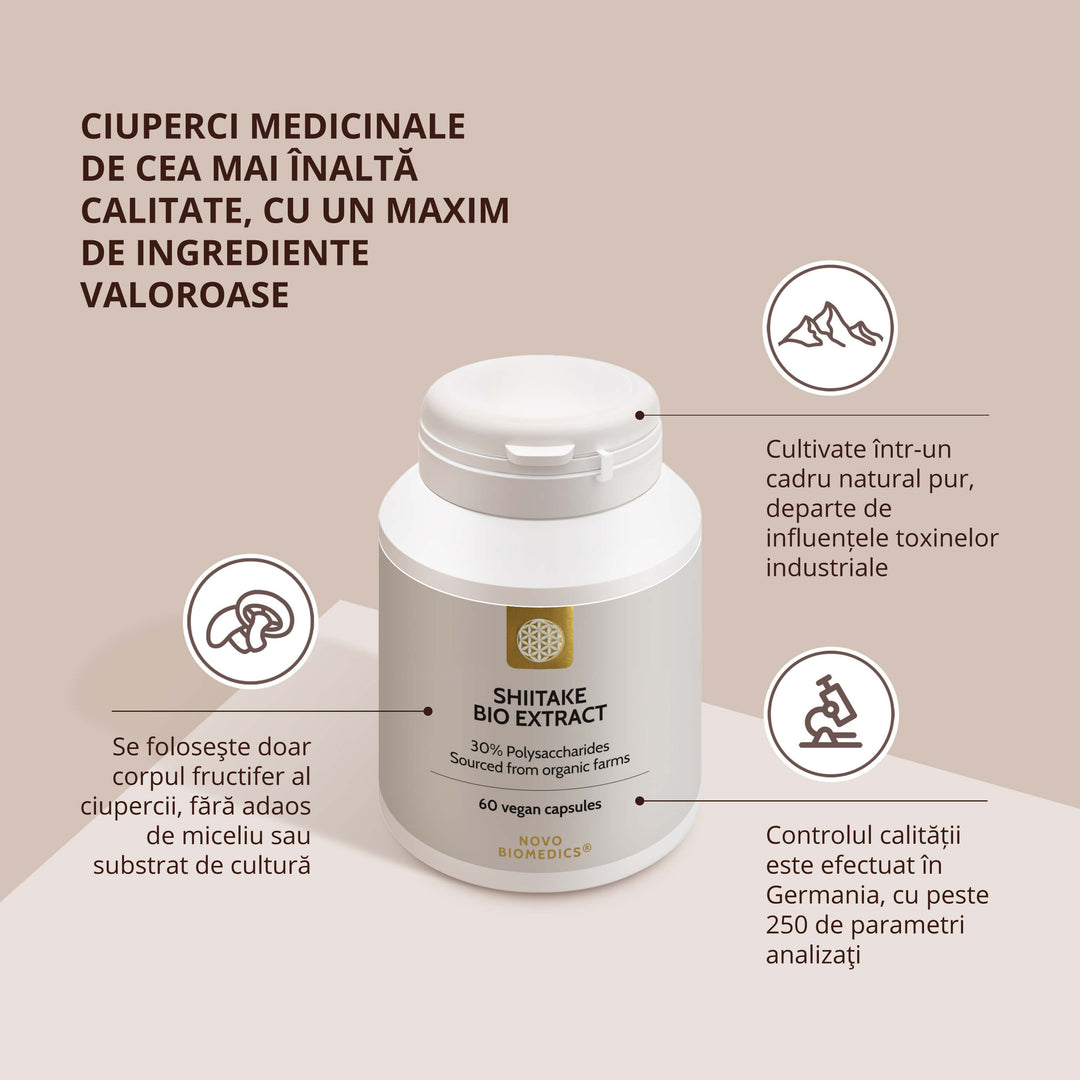 Shiitake Bio Extract 60 capsule vegetale