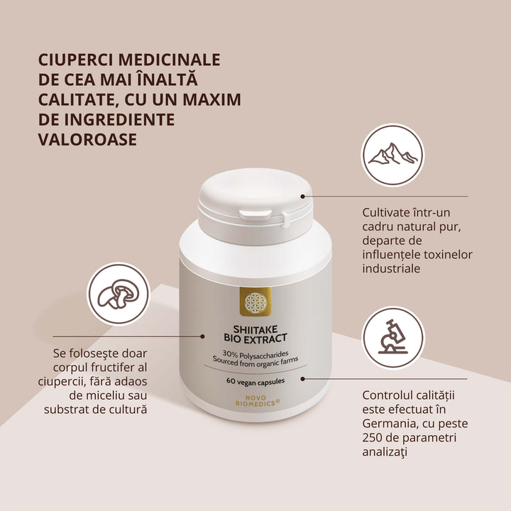 Shiitake Bio Extract 60 capsule vegetale