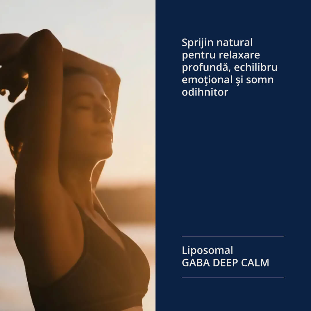 Liposomal Gaba Deep Calm – imagine de lifestyle asociată produsului