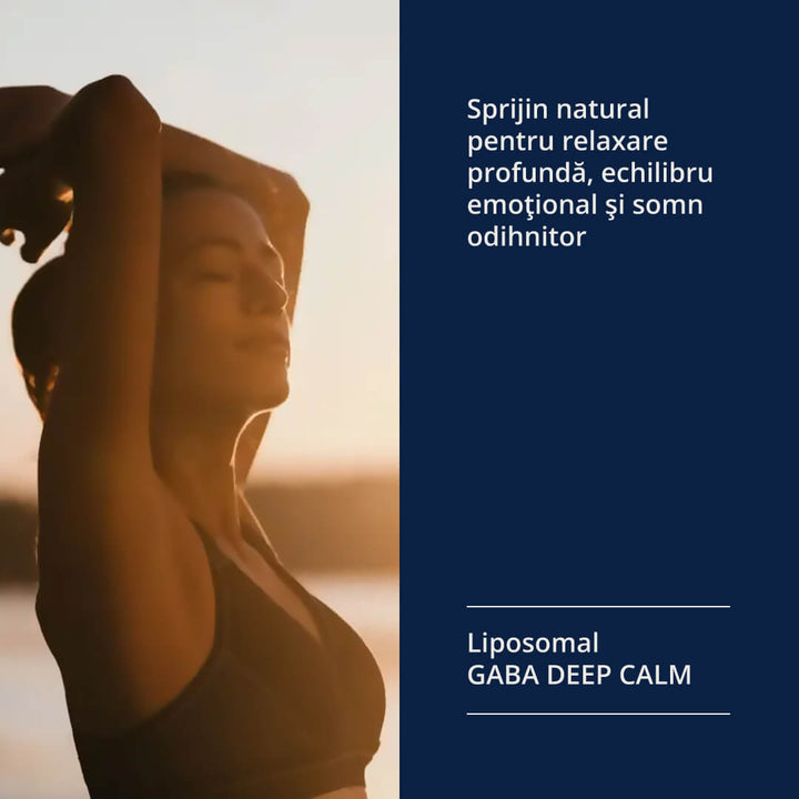 Liposomal Gaba Deep Calm – imagine de lifestyle asociată produsului