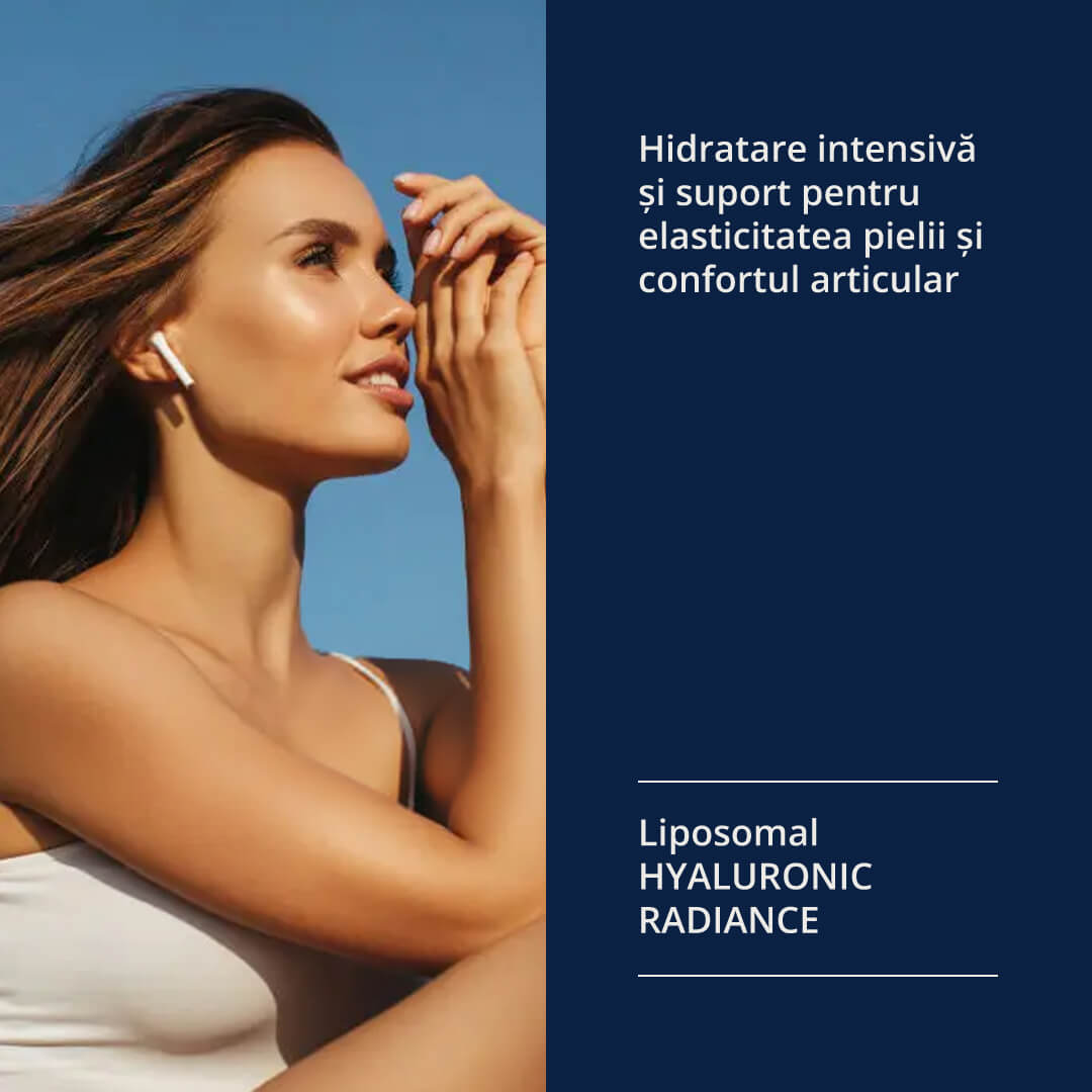 Liposomal Hyaluronic Radiance – imagine de lifestyle asociată produsului
