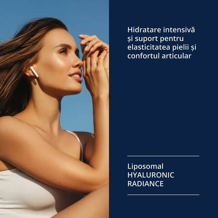 Liposomal Hyaluronic Radiance – imagine de lifestyle asociată produsului