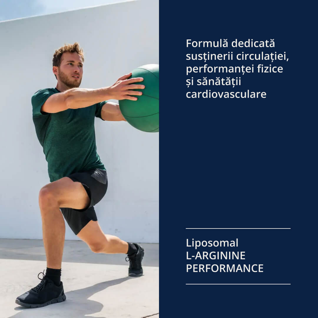 Liposomal L-Arginine Performance – imagine de lifestyle asociată produsului