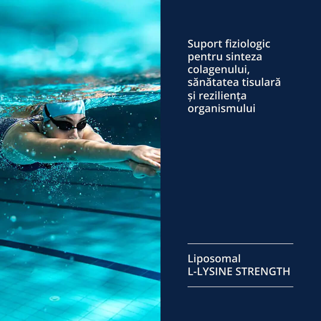 Liposomal L-Lysine Strength – imagine de lifestyle asociată produsului
