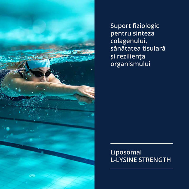 Liposomal L-Lysine Strength – imagine de lifestyle asociată produsului