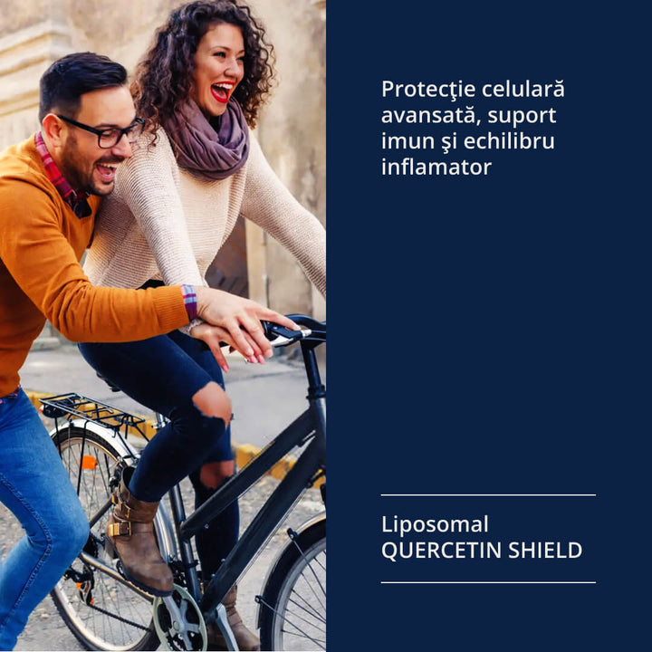 Liposomal Quercetin Shield – imagine de lifestyle asociată produsului