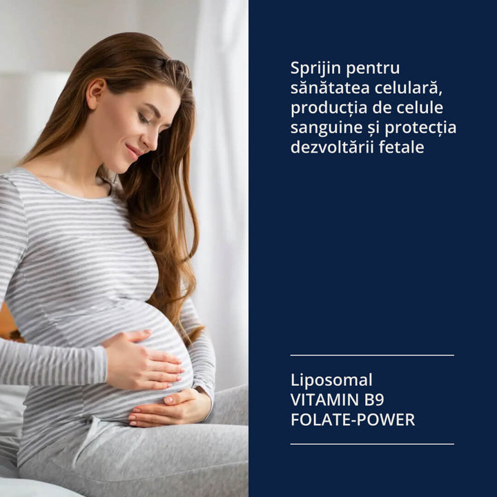 Liposomal Vitamin B9 Folate-Power – imagine de lifestyle asociată produsului