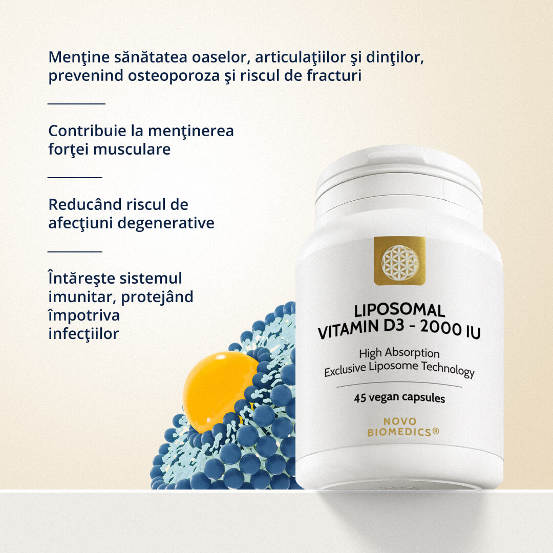 Liposomal Vitamin D3 - 2000 IU 45 capsule vegetale