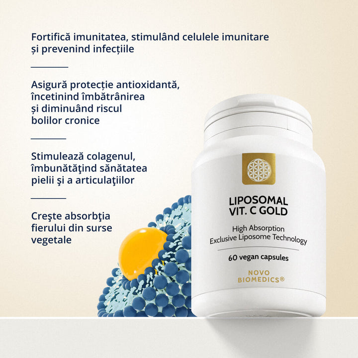 Liposomal Vitamin C Gold 60 capsule vegetale